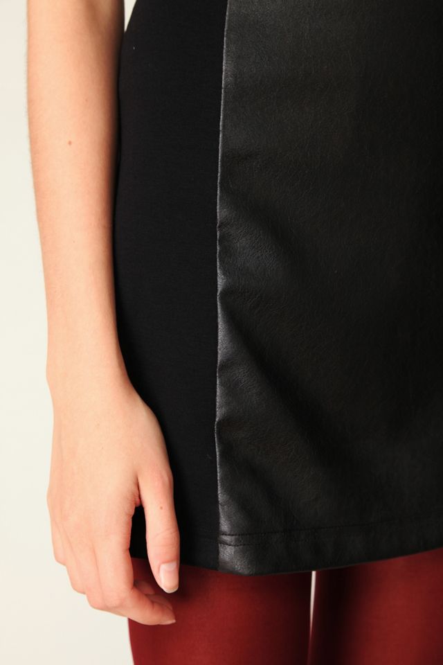 Vegan Leather Bodycon Dress #2