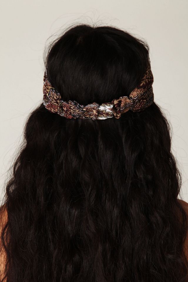 Zig Zag Turban Headband #1