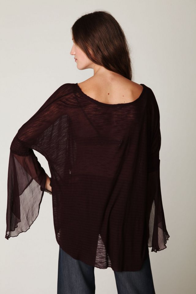 FP New Romantics Bell Sleeve Chiffon Top #1