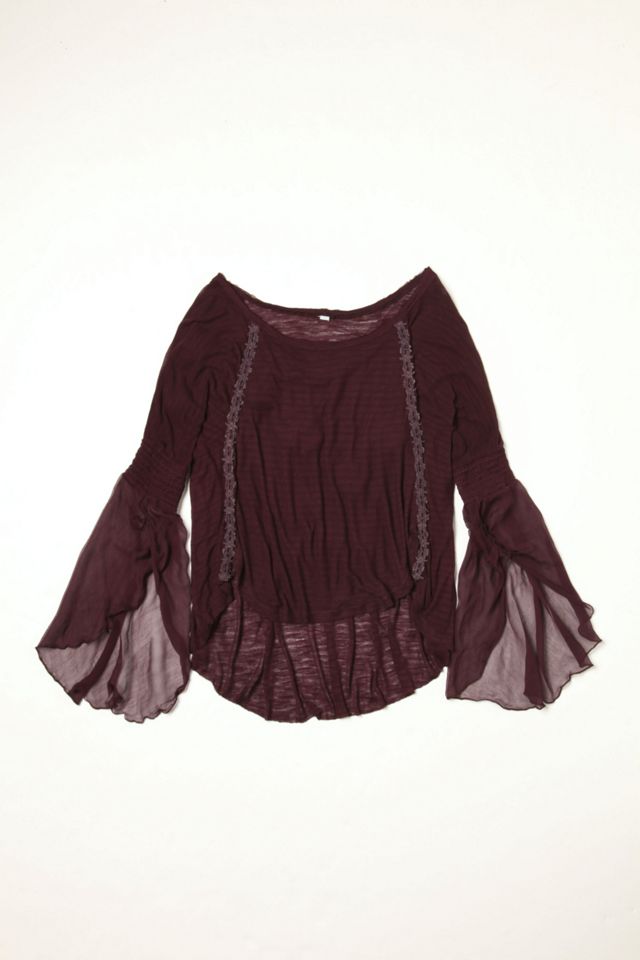 FP New Romantics Bell Sleeve Chiffon Top #4