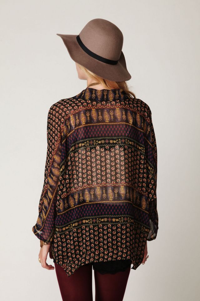 Paisley Printed Kimono #1