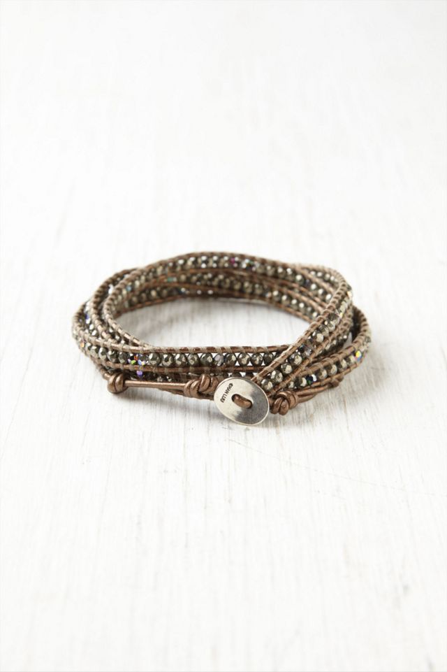 Pyrite Wrap Bracelet #1