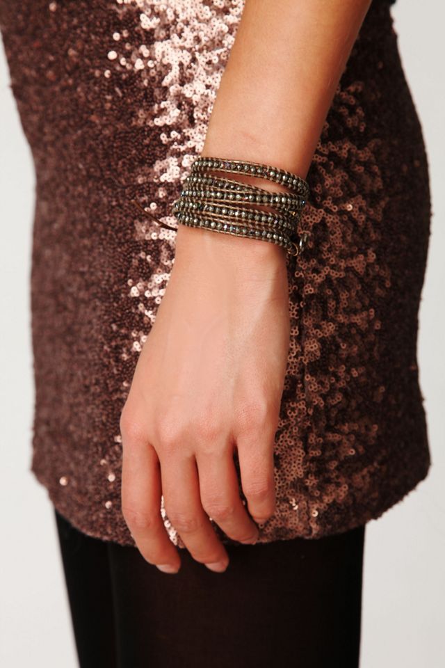 Pyrite Wrap Bracelet #2