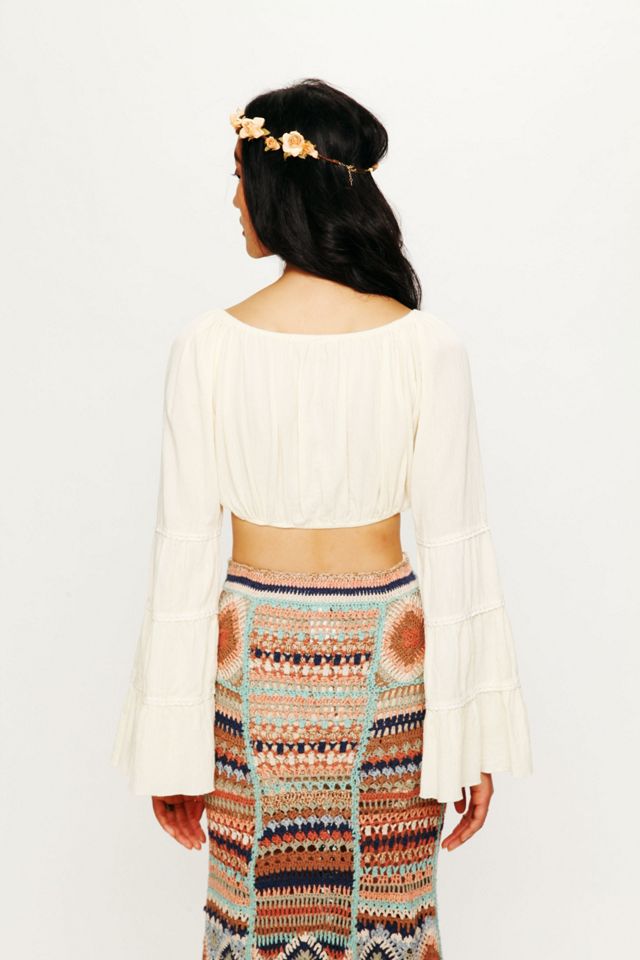 Super Crop Guaze Top #1