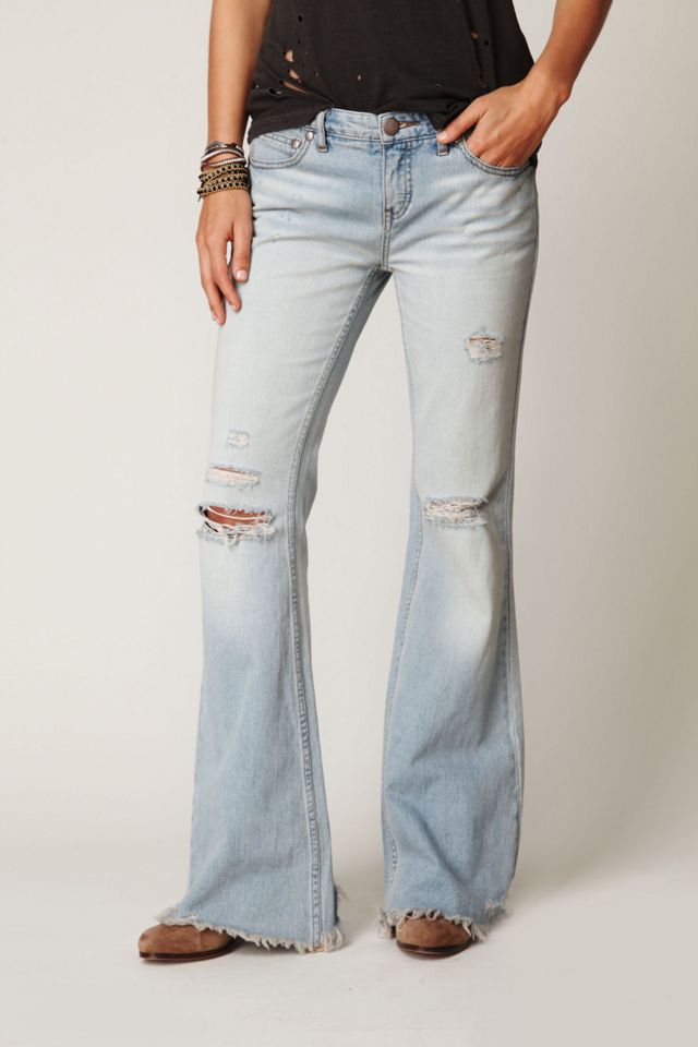 Destroyed Denim Flare #1