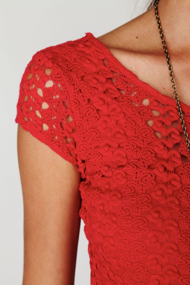 Cap Sleeve Gypsy Lace Dress #2