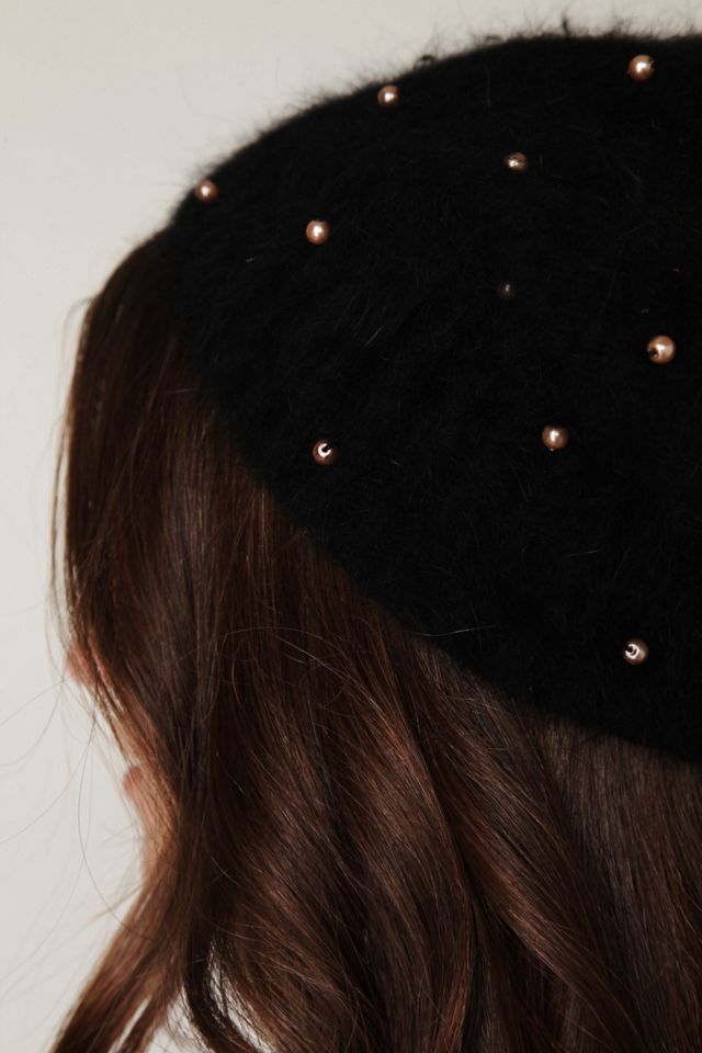 Pearl Beaded Beanie #2