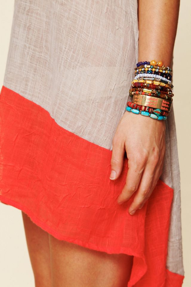 Hi Low Color Block Dress #3