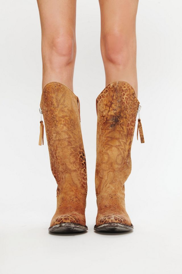 Feathered Zip Boot #1