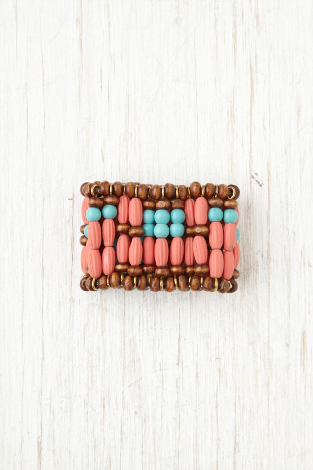 Beaded Ponytail Cuff #1