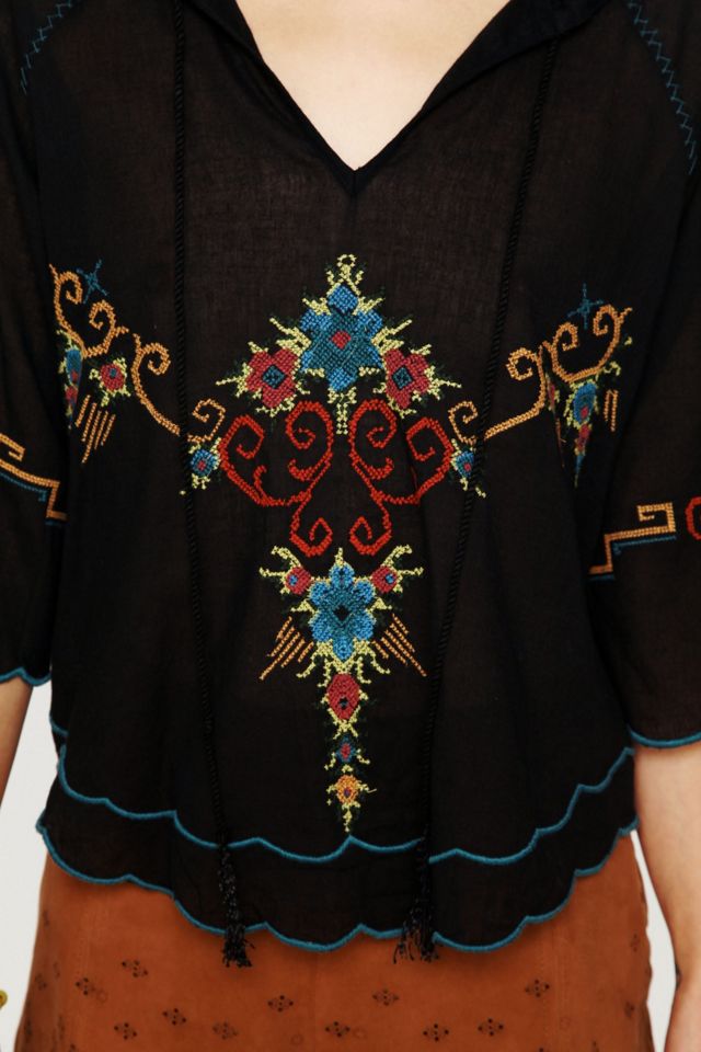 Crewelwork Hooded Top #3