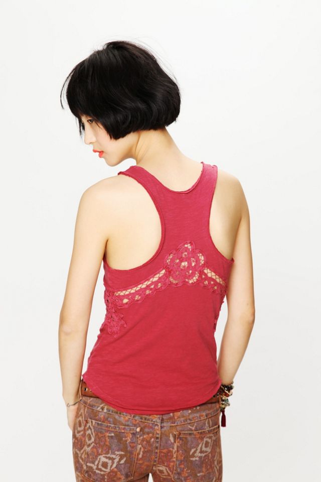 Lace Battenburg Inset Tank #1