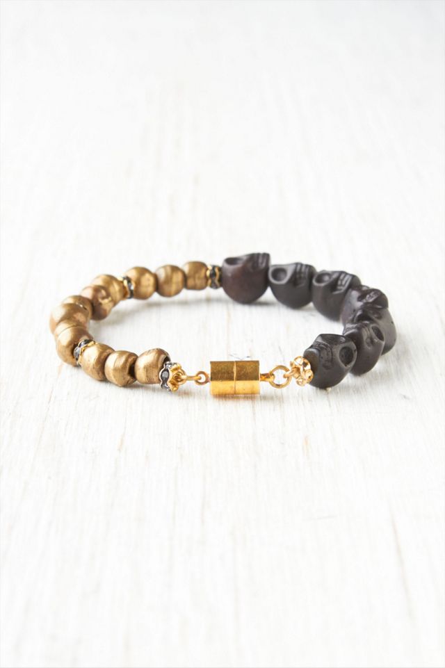 Ebony Skull Bracelet #1