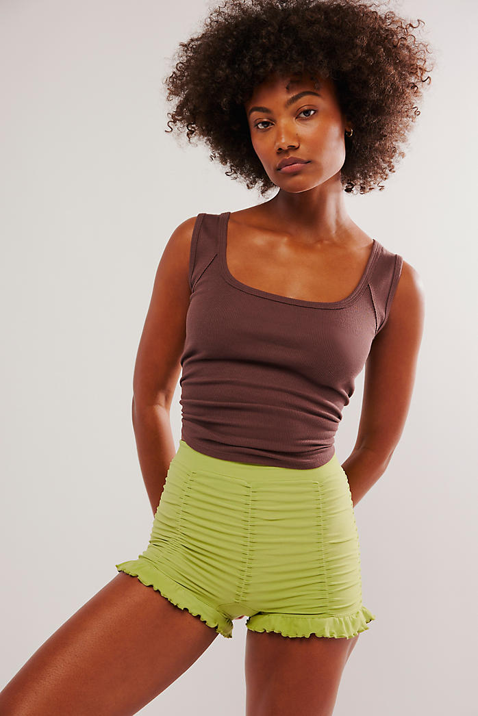 Ruched Seamless Shorts