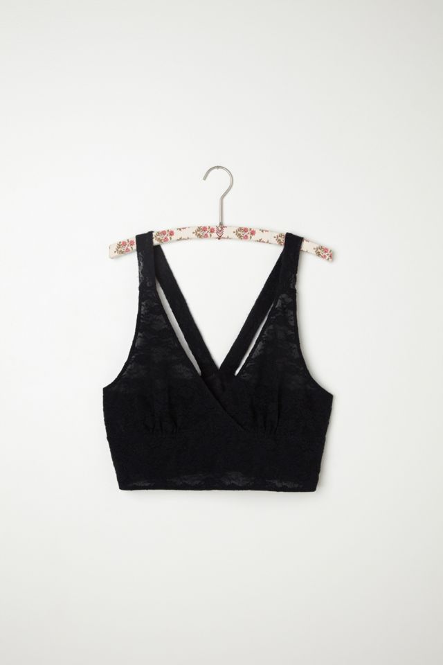 Mock Surplice Solid Bra #3