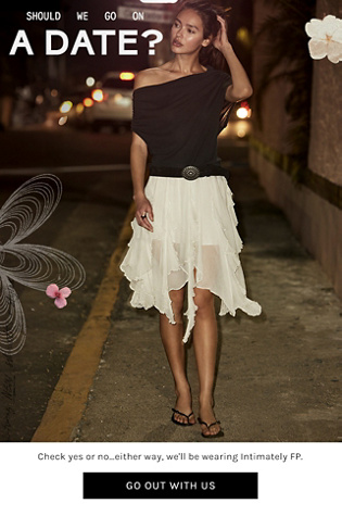 Newsletter content from freepeople