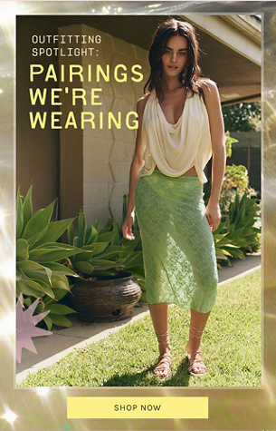 Newsletter content from freepeople