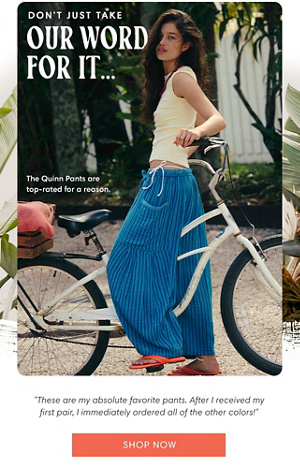 Newsletter content from freepeople
