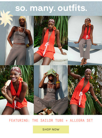 Newsletter content from freepeople