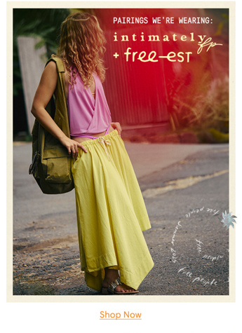 Newsletter content from freepeople