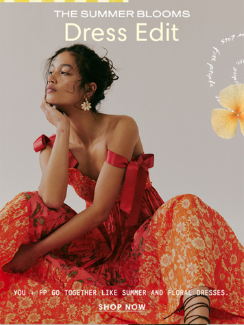 Newsletter content from freepeople