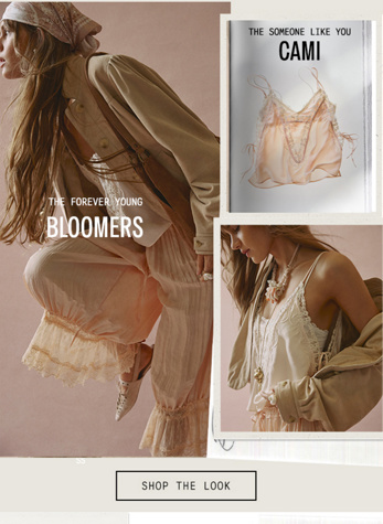 Newsletter content from freepeople