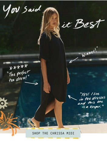 Newsletter content from freepeople