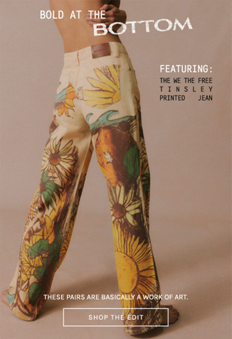 Newsletter content from freepeople