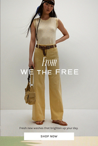 Newsletter content from freepeople