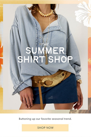 Newsletter content from freepeople