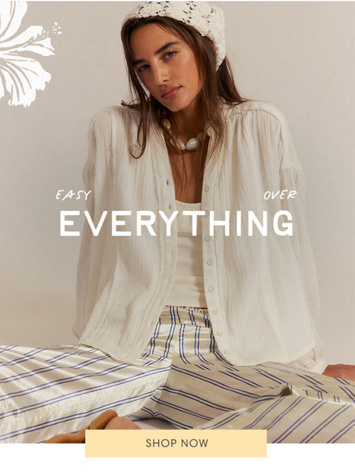 Newsletter content from freepeople
