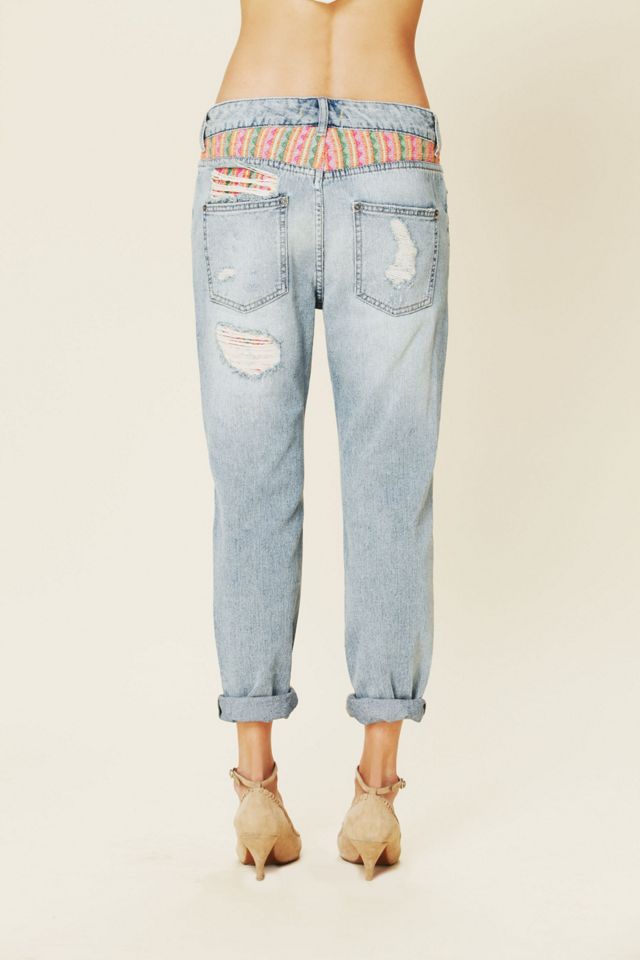Tapestry Embellished Slim and Slouchy Fit Jeans #2