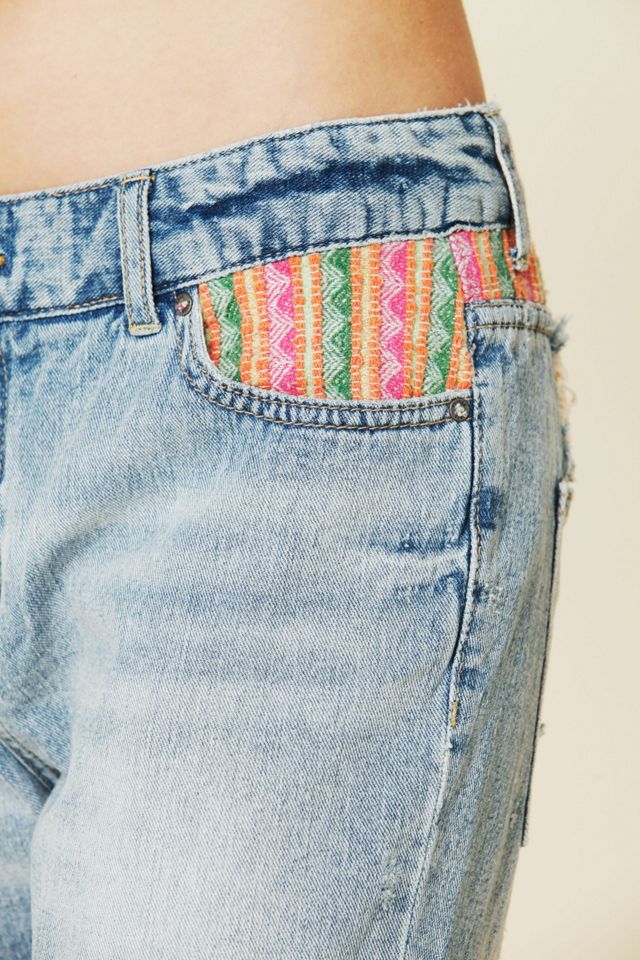 Tapestry Embellished Slim and Slouchy Fit Jeans #3