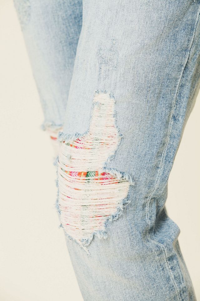 Tapestry Embellished Slim and Slouchy Fit Jeans #5