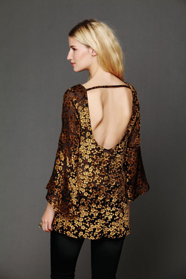 Noir Velvet Tunic #1