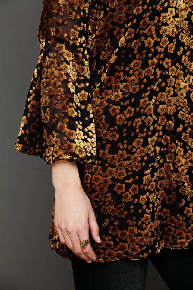 Noir Velvet Tunic #2
