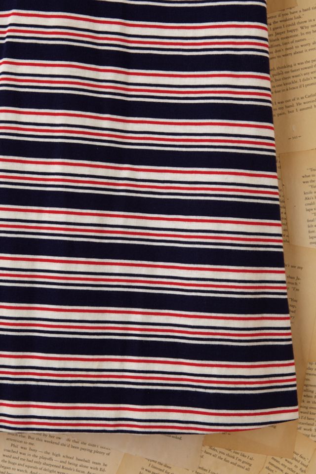 Vintage Patriotic Stripe Mini Dress #5