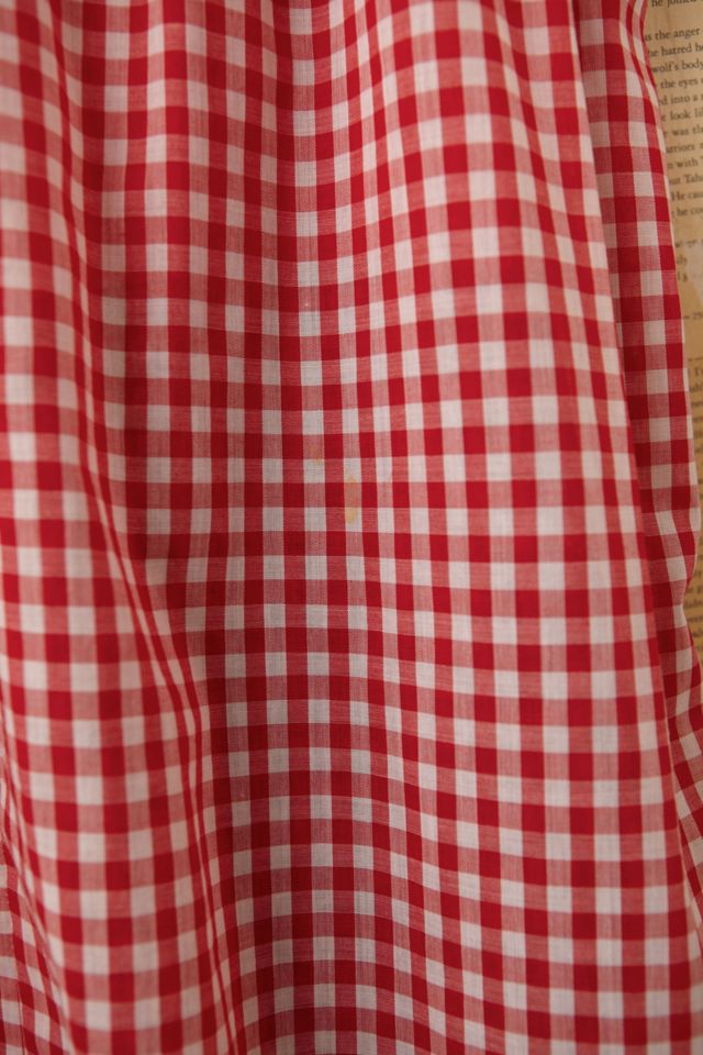 Vintage Gingham and Crochet Dress #6