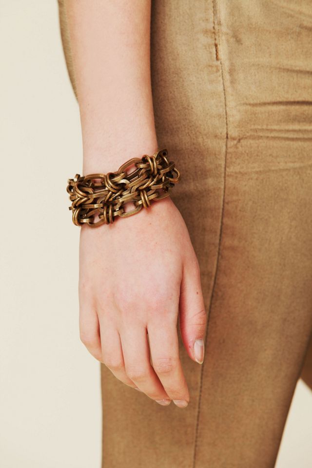 Heavy Chain Double Bracelet #3