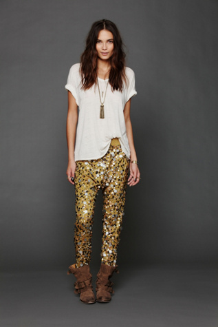 Free people sequin joggers sale