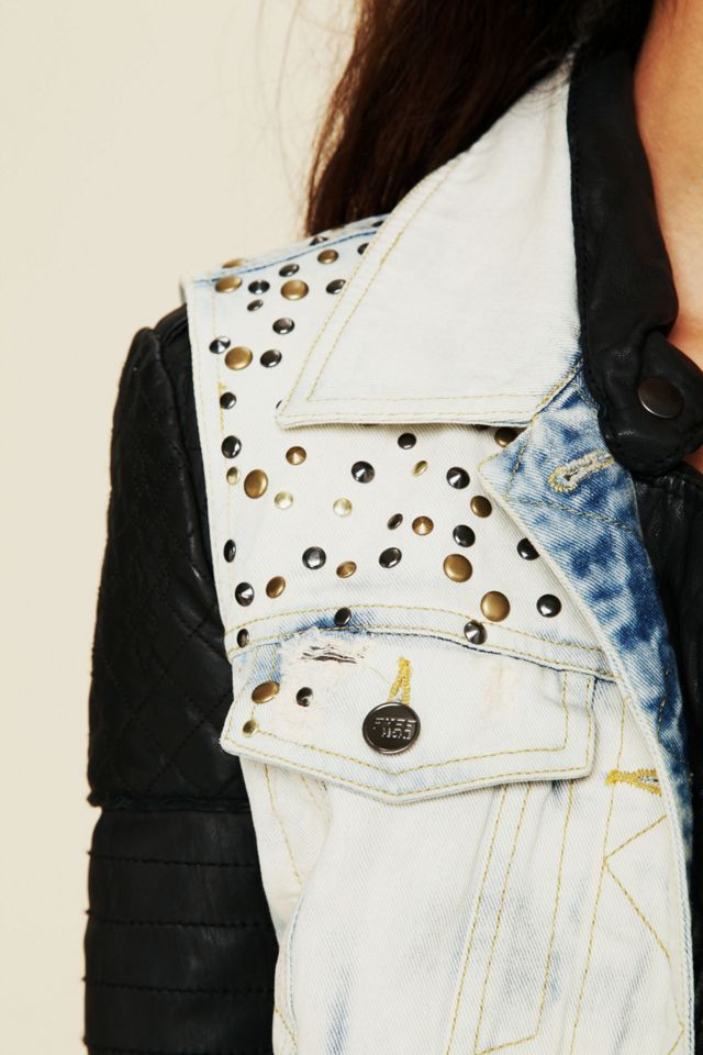 Studded Denim Vest #2