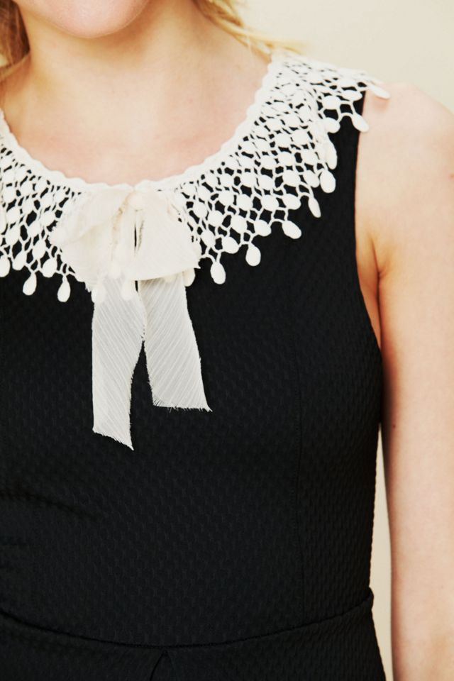 Waffle Knit Collar Dress #2