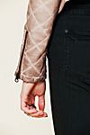 Quilted Vegan Leather Jacket #3