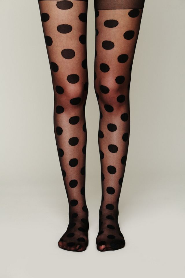 Selena Sheer Dot Tight #1