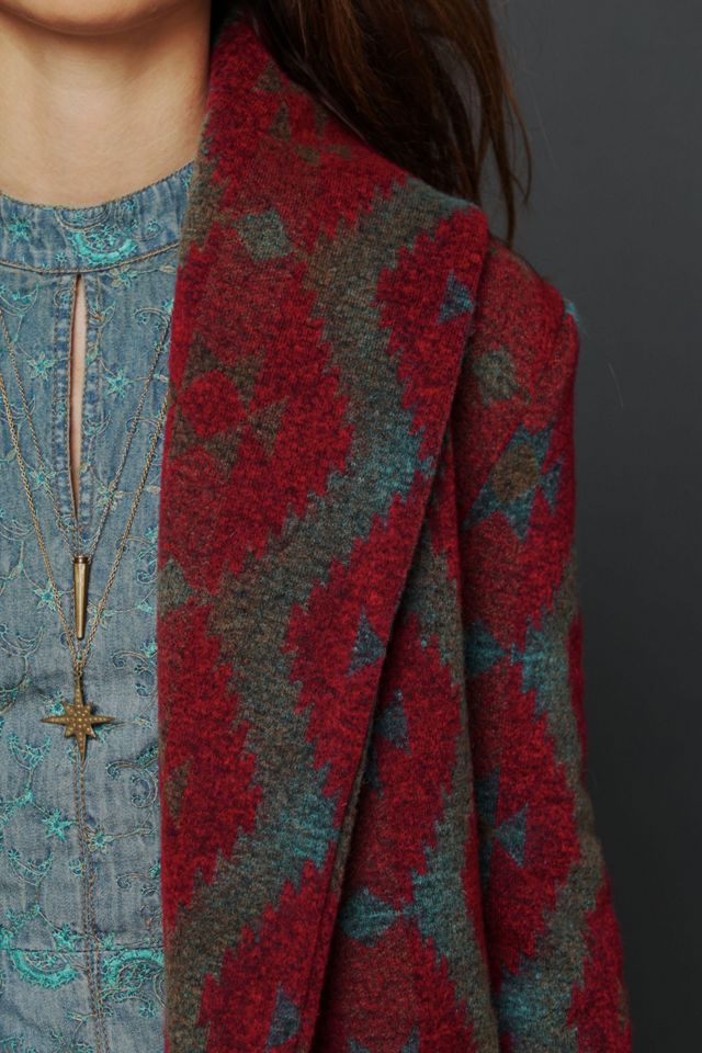 Changing Patterns Wool Swing Coat #3