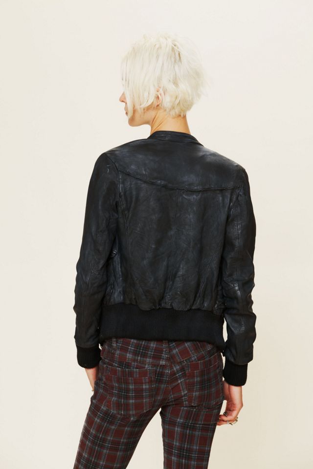 Leather Bomber Jacket #1