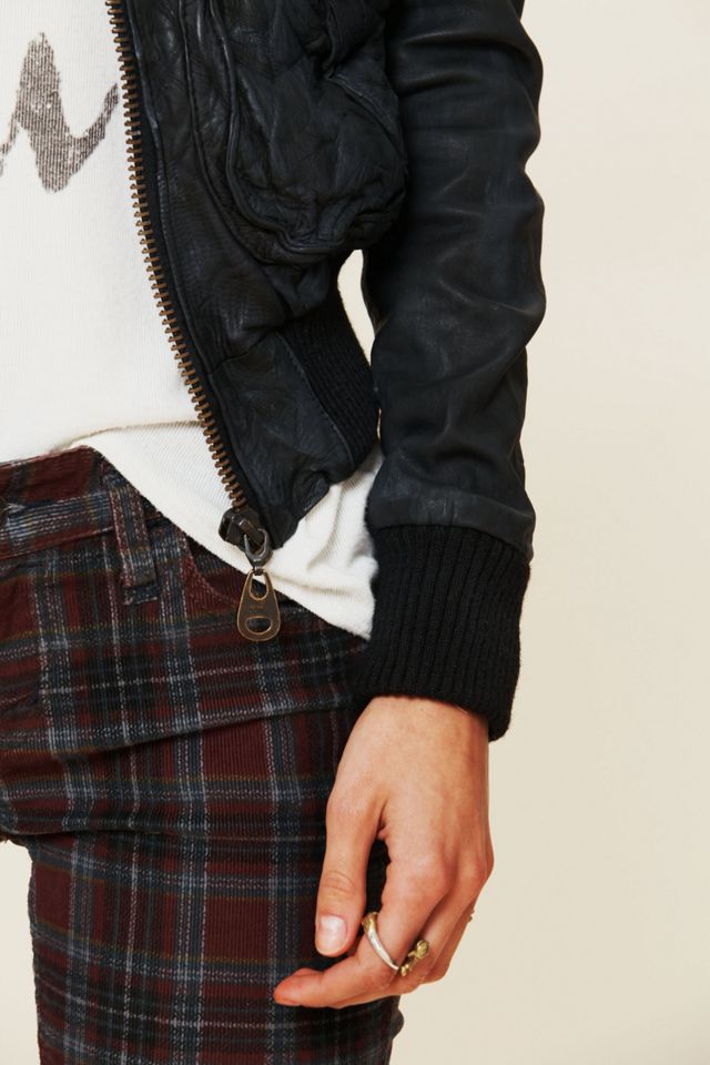 Leather Bomber Jacket #3