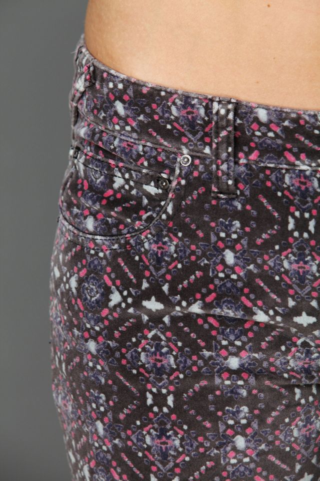 Printed Velvet Skinny #4