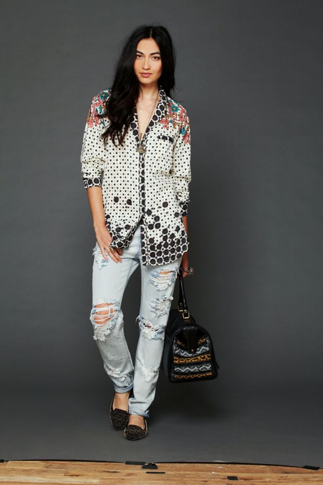 Ethnic Diamonds Buttondown #4
