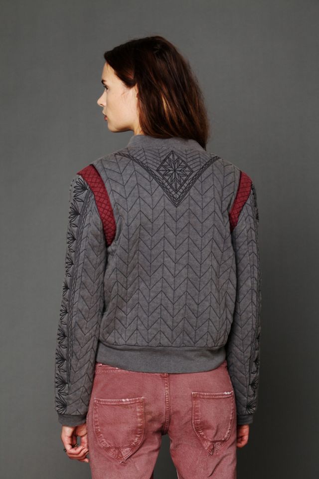 FP New Romantics Quilted Baseball Jacket #1